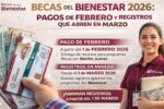 Becas del Bienestar 2026: pagos de febrero y registros que abren en marzo