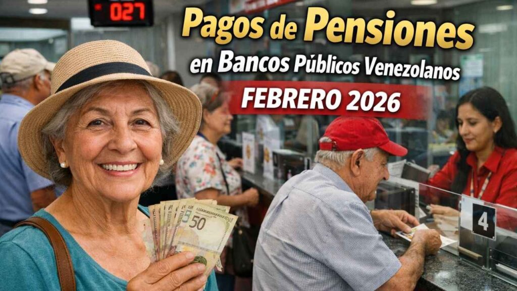 Pagos de Pensiones en Bancos Públicos Venezolanos Febrero 2026: Horarios y Sucursales Confirmadas